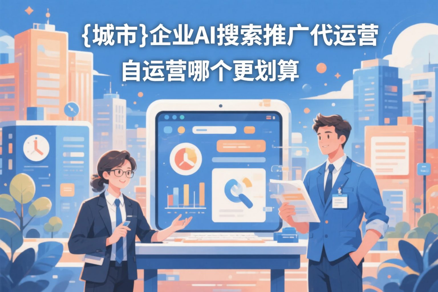 衡水企业AI搜索推广代运营和自运营哪个更划算