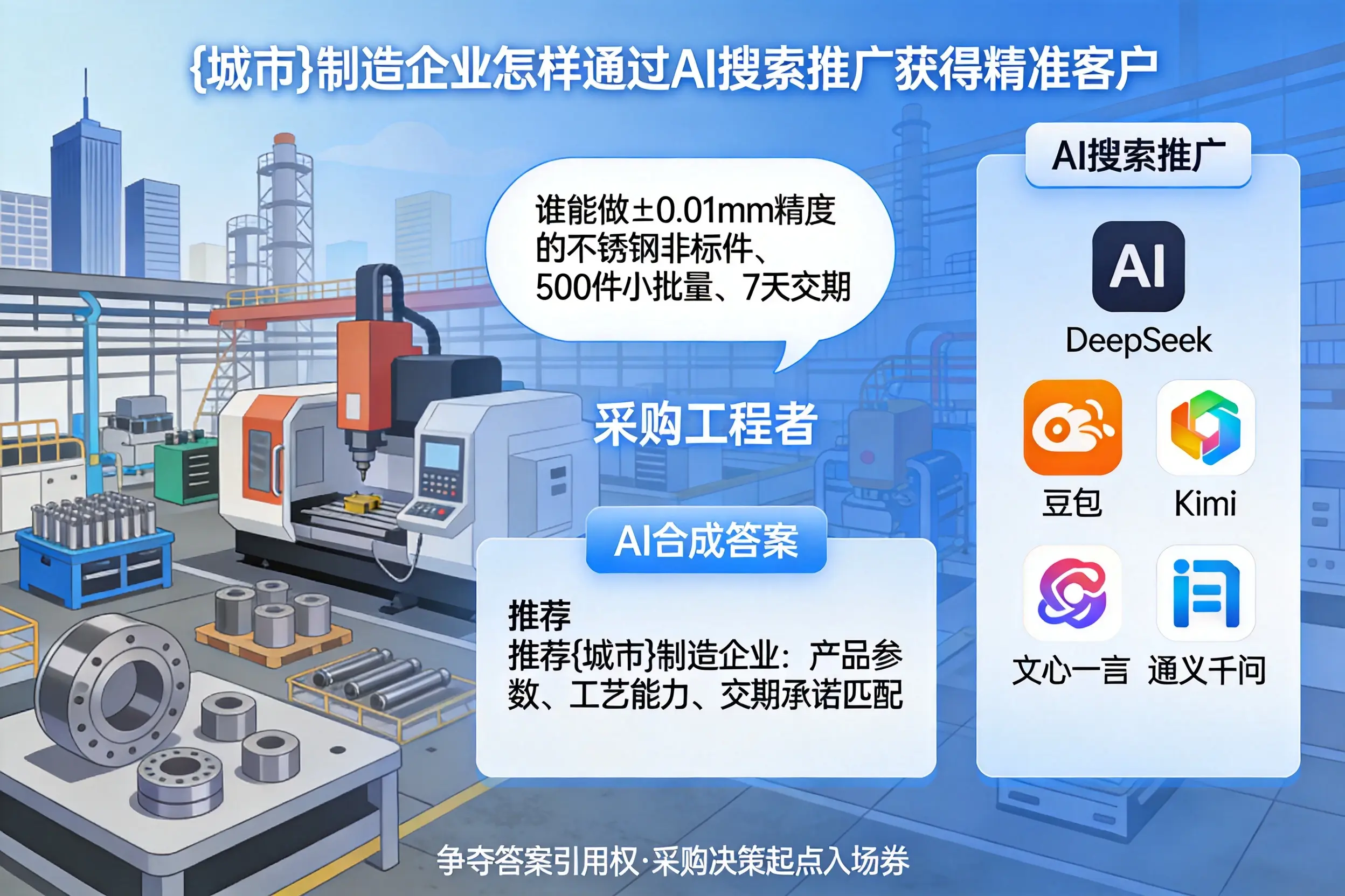 衡水制造企业怎样通过AI搜索推广获得精准客户