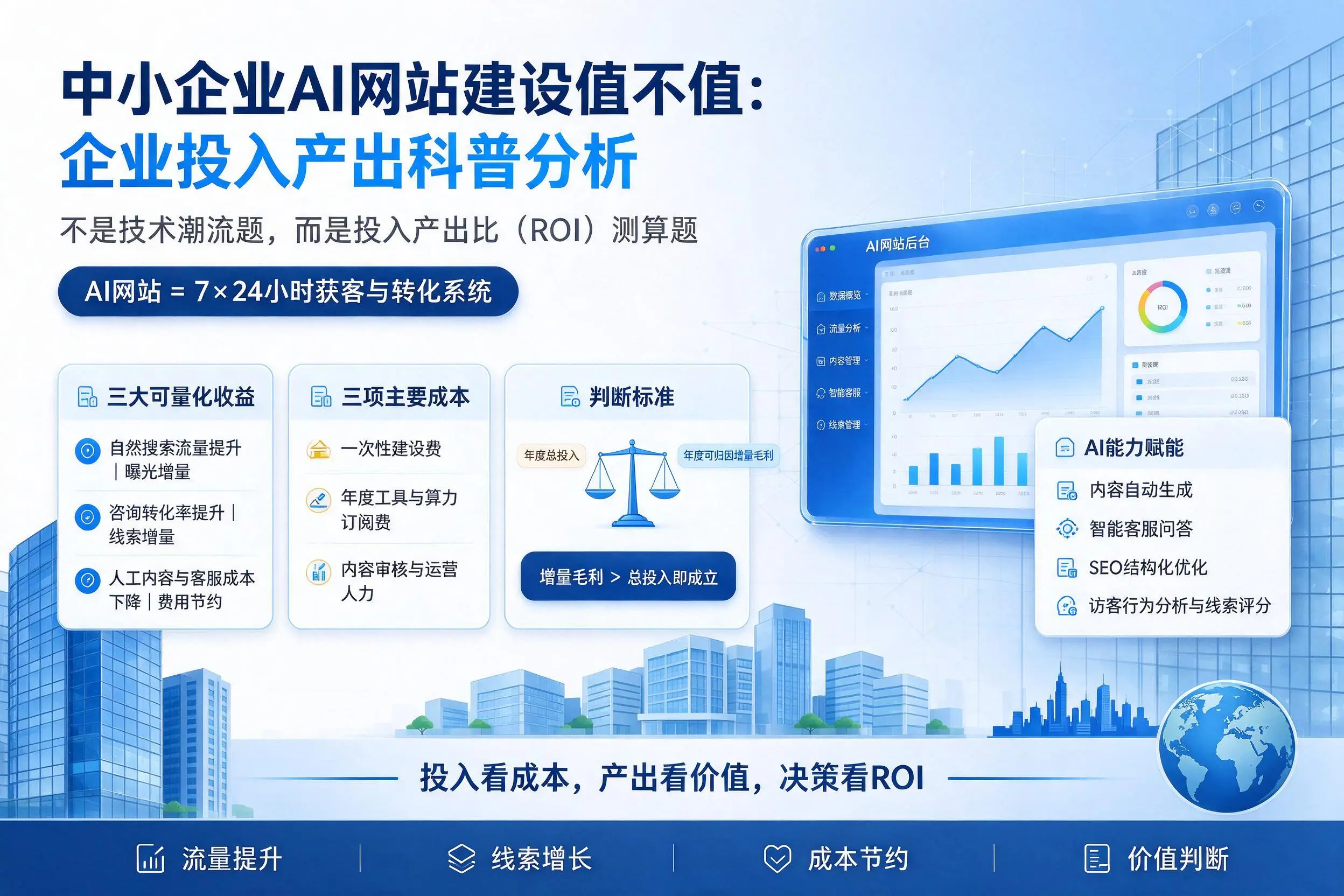 中小企业AI网站建设值不值：衡水企业投入产出科普分析