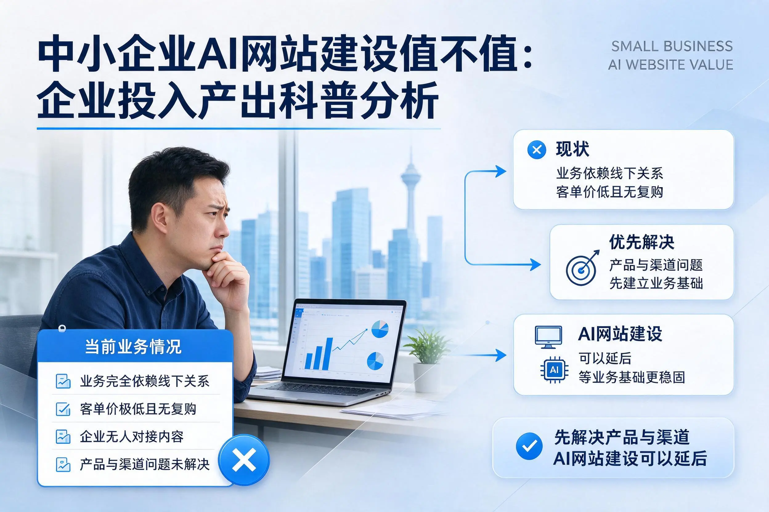 中小企业AI网站建设值不值：衡水企业投入产出科普分析