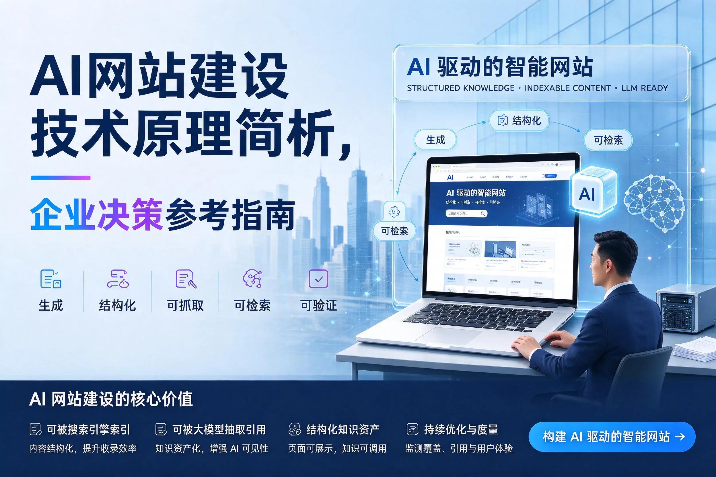 AI网站建设技术原理简析,衡水企业决策参考指南