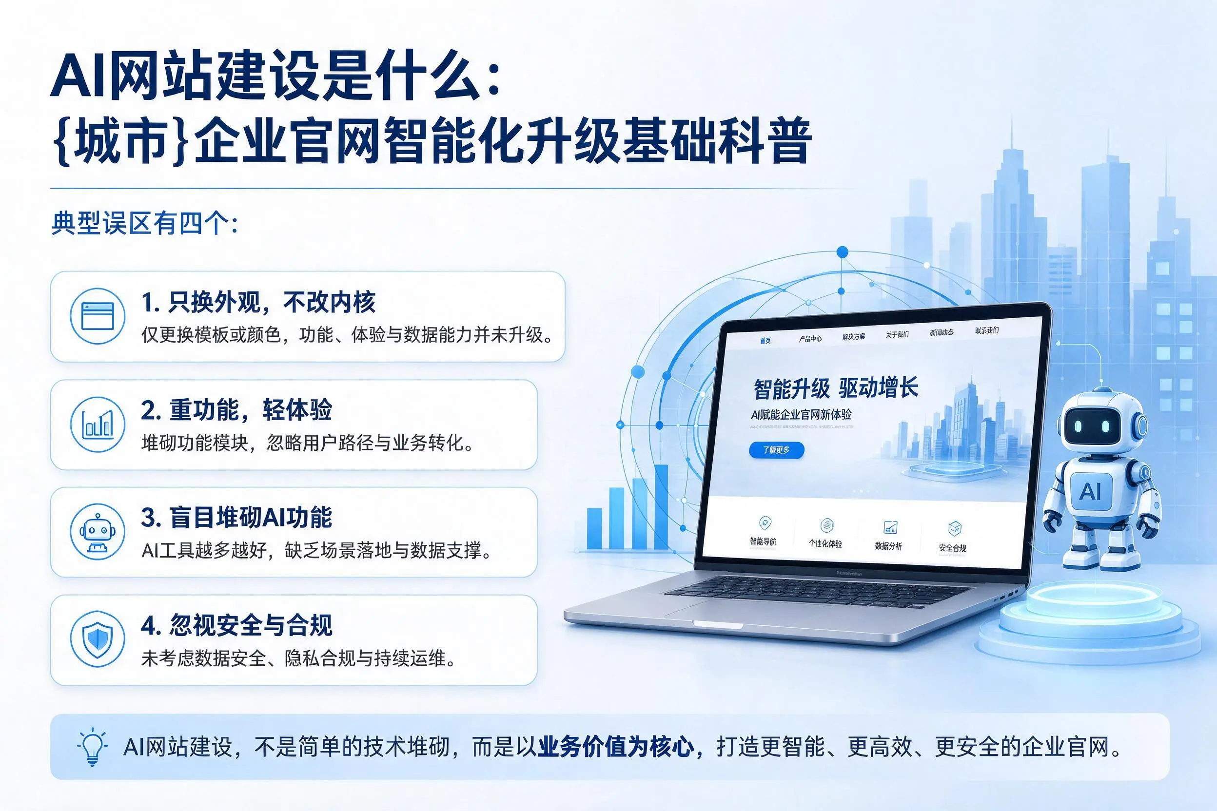 AI网站建设是什么：衡水企业官网智能化升级基础科普